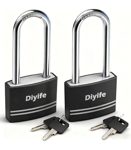 2Set Mini Padlocks Set Luggage Locks with 2 Keys Waterproof Safely